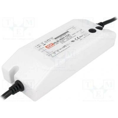 MEAN WELL HLN-40H-12A Napájecí zdroj: spínaný; LED; 40W; 12VDC; 2÷3,3A; 90÷305VAC; IP64