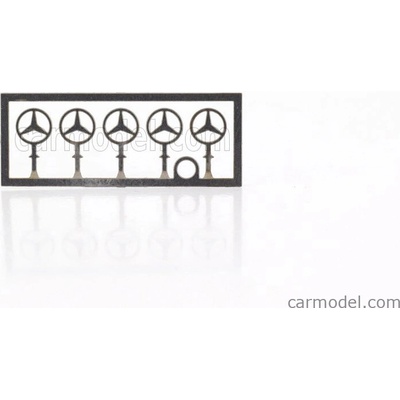 Norev Accessories 5x Logo Mercedes Benz Star Logo Stella Mercedes Silver 1:18