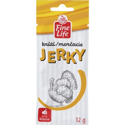 Fine Life Jerky krůtí natural 12 g