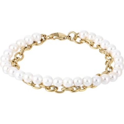 Free Style Perlový náramek z chirurgické oceli BSS905GD