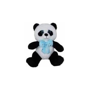 SUN-DAY MASCOT - 3320 - PANDA WITH BLUE BOW - 20 cm