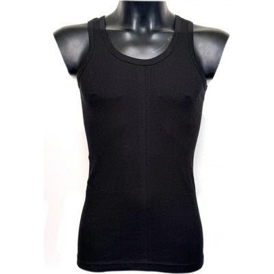 Pánské bavlněné tílko Texbase 2-pack - černé Velikost: M