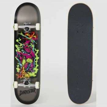 Darkstar Скейтборд darkstar blacklight 8.125 (въглищно сив/сребрист)