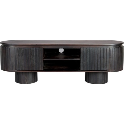 Dutchbone Тъмнокафява маса за телевизор от масивно манго 140x45x40 cm Kenji - Dutchbone (1000115)