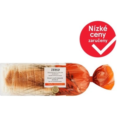 Tesco Toustový chléb světlý 500 g