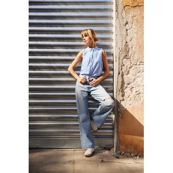 Moodo Сини разкъсани дамски дънки Moodo Moodo | Sin | ЖЕНИ | XS