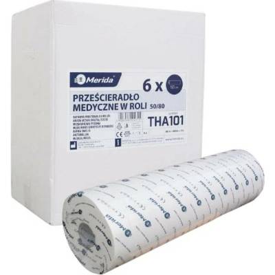 Merida THA101 papírové Prostěradlo dvouvrstvé bílé 80 mx50