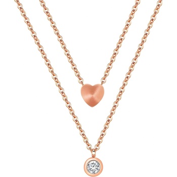 HARAHU Колие ca-15150 - Златна / Розова kp15150 (ca-15150)