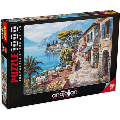 Anatolian Пъзел Anatolian от 1000 части - Крайбрежно кафене, Сунг Ким (P3085)