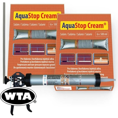 TRUMF sanace s.r.o. Duobox AquaStop Cream® - 12x "salám" 0,5 l + pistole