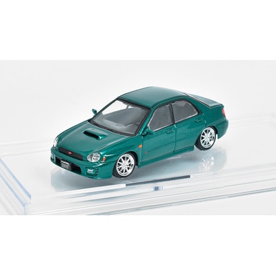 BM Creations Subaru Impreza WRX STi 2001 RHD zelená 1:64