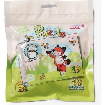 Image 1 of NICI Детски пъзел Приятели от гората nici от 48 части (39637)