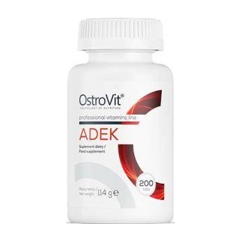 Ostrovit pharma Витамини a, d, e, k adek, 200 таблетки, 5458