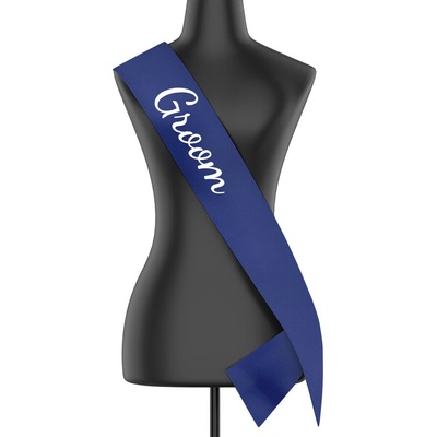 Šerpa Groom Tmavá modrá šířka šerpy 10 8 cm Canvas Šerpa 2519