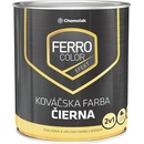 chemolak FERRO COLOR Efekt kováčska čierna 0,75L