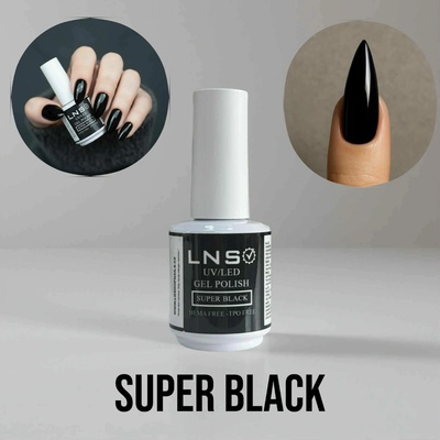 LNS Gellac Super Black Free Tpo 15ml