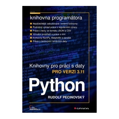 Python - knihovny pro práci s daty pro verzi 3.11 - Pecinovský Rudolf