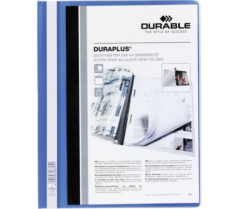Durable Rýchloviazač A4 modrý