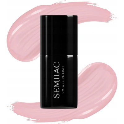 Semilac Paris UV Hybrid gélový lak na nechty 047 pink Peach Milk 7 ml