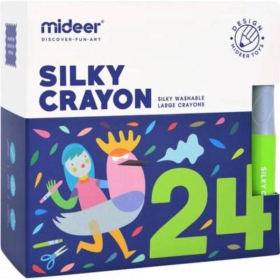 Mideer voskové pastelky 24 ks