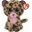 TY Toys Плюшена ирачка TY Toys - Леопард Livvie, 24 cm (TY36490)