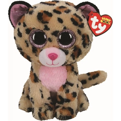 TY Toys Плюшена ирачка TY Toys - Леопард Livvie, 24 cm (TY36490)