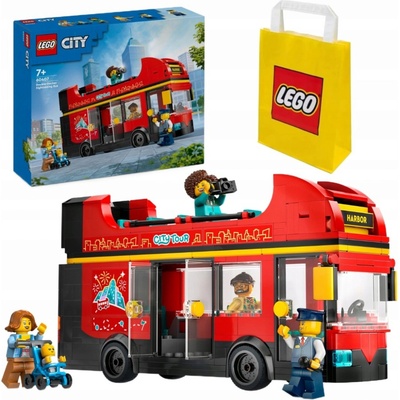 LEGO® City 60407 Červený dvojposchodový vyhliadkový autobus