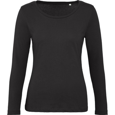 B&C Tričko Inspire LSL T dámské dlouhý rukáv COT 01TW7100200 Černá