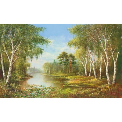 Obraz Krajina - SAMOSTATNÝ RYBNÍK 1 deska 100x60
