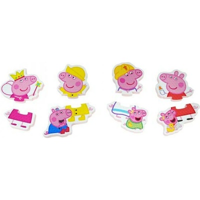 Toomies Peppa Pig puzzle vodolepky do vane