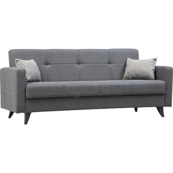 Asir Триместен разтегателен диван korfu тъмносив (as3085)