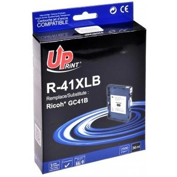 Compatible Мастило гел UPRINT GC41K, RICOH, 36ml, 2500 копия, 405761, Черен (7168)