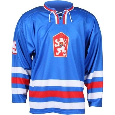 Merco hokejový dres ČSSR 1976 replika FRANTÍK č. 94 modrá – Hledejceny.cz