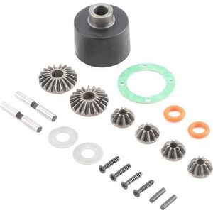 LOSI Диференциал Лоси комплект кожух планети сателити Losi HD Diff Housing and Internals planets: HR, RR, BR LOS232075 (LOS232075)