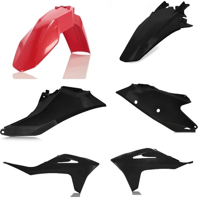 Acerbis plastový kit sa hodí pre GAS GAS EC250/300/ECF250/350 21- červená/čierna