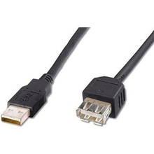 USB 2.0 kabel prodlužovací A-AF 5m, černý - kupaa5bk