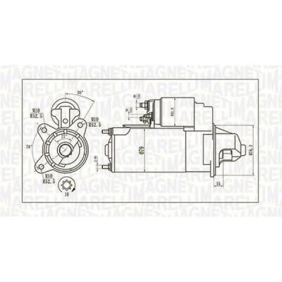 Startér MAGNETI MARELLI 063721396010