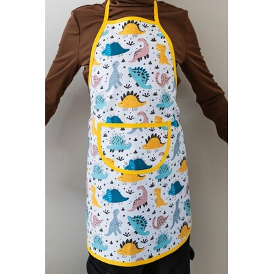 Polášek Dětská bavlněná zástěra s motivem Dinosaurus