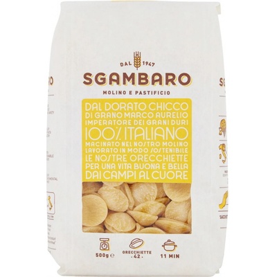 Sgambaro bronzové ťahané cestoviny Orecchiette No.42 0,5 kg