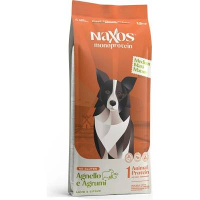 Adragna Naxos Mature Medium a Maxi Monoprotein Jehněčí s Citrusy 12 kg