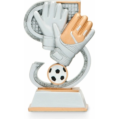 Trofej pro brankáře výška 15 cm vícebarevná