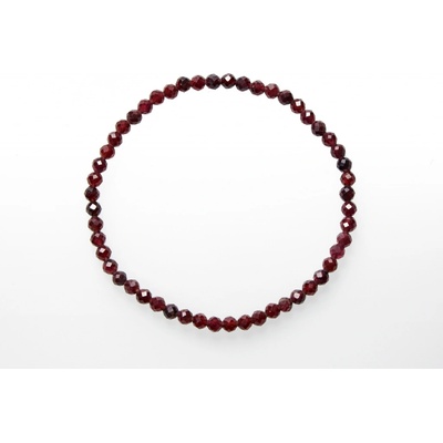 SVĚT KAMENŮ s.r.o. Granát náramek fazetovaný 4 mm 00166959