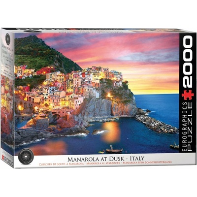EUROGRAPHICS Manarola za soumraku Itálie 2000 dílků