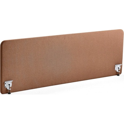 Zone stolový paraván bílé svorky potah Rivet měděná 200 X 65 x 3,6 cm – Zboží Dáma