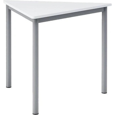 RFG Маса School Trapez 60 над VIII клас - бял плот, сив метал - RFG