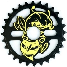 Total BMX Prevodník BMX TOTAL KILLABEE - Čierno-žltá, 25T