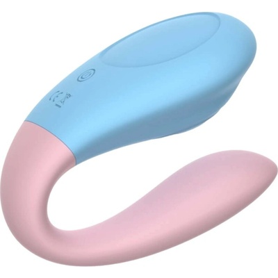 Mrow 03 Rechargeable Waterproof Couples Blue-Pink