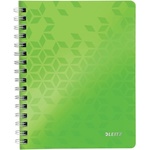 Leitz Спирална тетрадка с линийка LEITZ Wow A/5 80 страници зелена 46390054 (46390054)