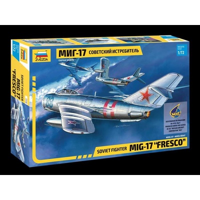 Zvezda Model Kit letadlo 7318 MIG 17 Fresco1:72