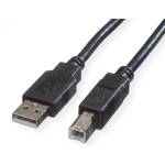 Roline usb 2.0 a - b кабел, 1, 8 м, черен 11.02. 8818-100 (11.02.8818-100)